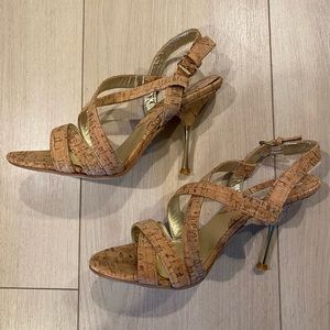 Michael Kors Ala Moan Cork heel vintage